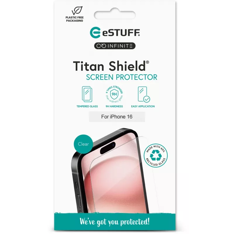 eSTUFF ES501420 mobiliojo telefono ekrano/galinės dalies apsauga Skaidri ekrano apsauga Apple 1 vnt.