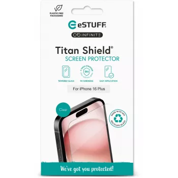 eSTUFF ES501424 mobiliojo telefono ekrano/galinės dalies apsauga Skaidri ekrano apsauga Apple 1 vnt.
