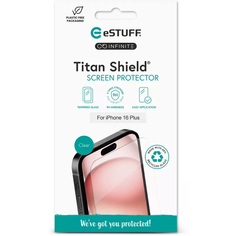 eSTUFF ES501424 mobiliojo telefono ekrano/galinės dalies apsauga Skaidri ekrano apsauga Apple 1 vnt.