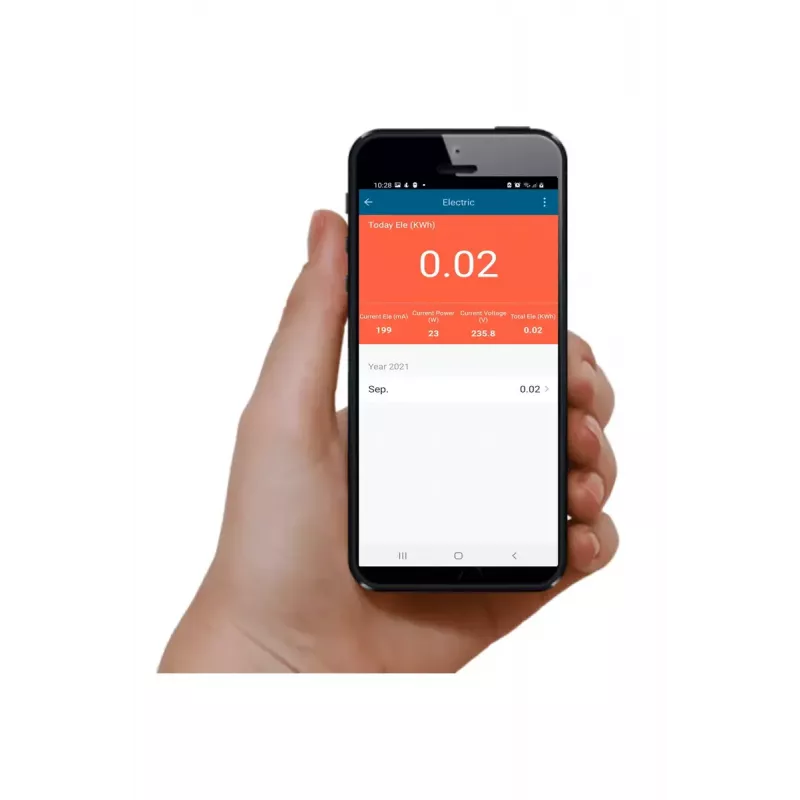 Išmanusis kištukas WOOX R6128 3680 W Wi-Fi patalpų baltas