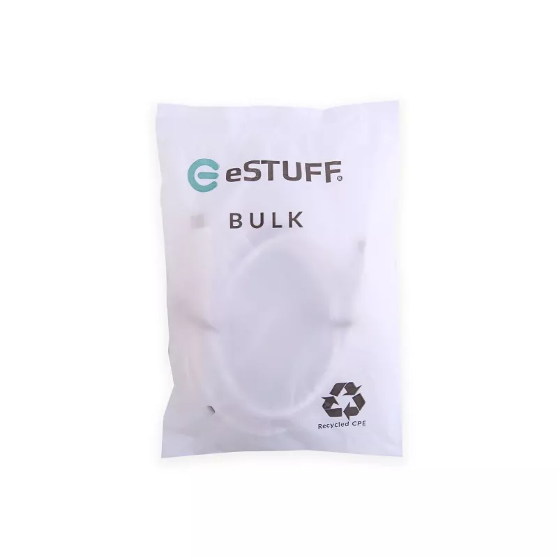 eSTUFF ES604370-BULK USB laidas USB 2.0 1 m USB C baltas