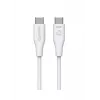 eSTUFF ES604370-BULK USB laidas USB 2.0 1 m USB C baltas
