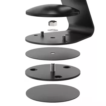 Adapter Compulocks SWBB pasukamas pagrindas, skirtas Core Stand laikikliui, juodas