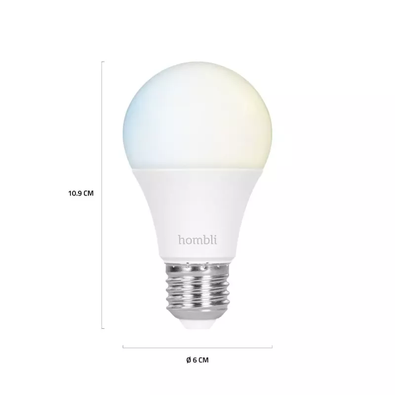 Išmanioji lemputė Hombli E27 9W Wi-Fi White