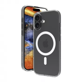 Mobiliojo telefono dėklas dbramante1928 Greenland Pro MS Cover, skirtas Apple iPhone 17 — permatomas plastikas