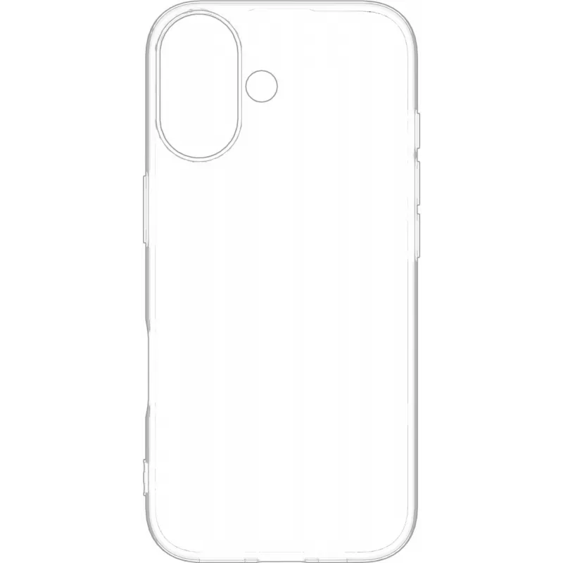 eSTUFF ES67100055-BULK mobiliojo telefono dėklas 16 cm (6,3 col.) Dangtelis Skaidrus