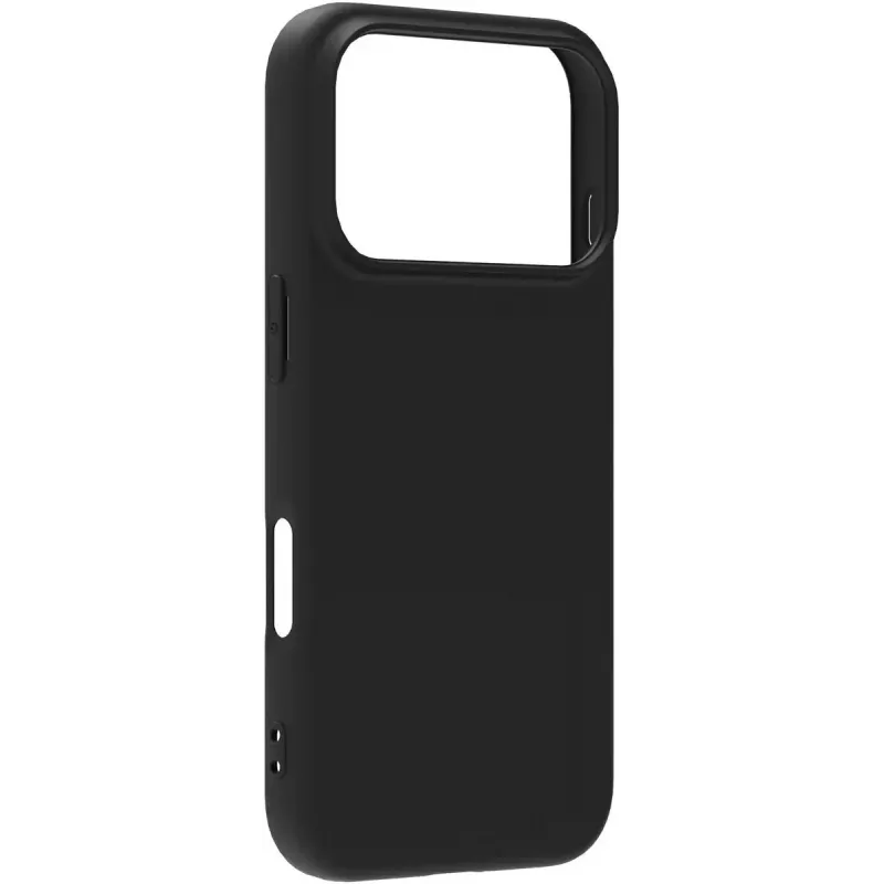 Mobiliojo telefono dėklas eSTUFF, skirtas Apple iPhone 17 Pro, 16 cm (6,3 col.) ekranui, juodas