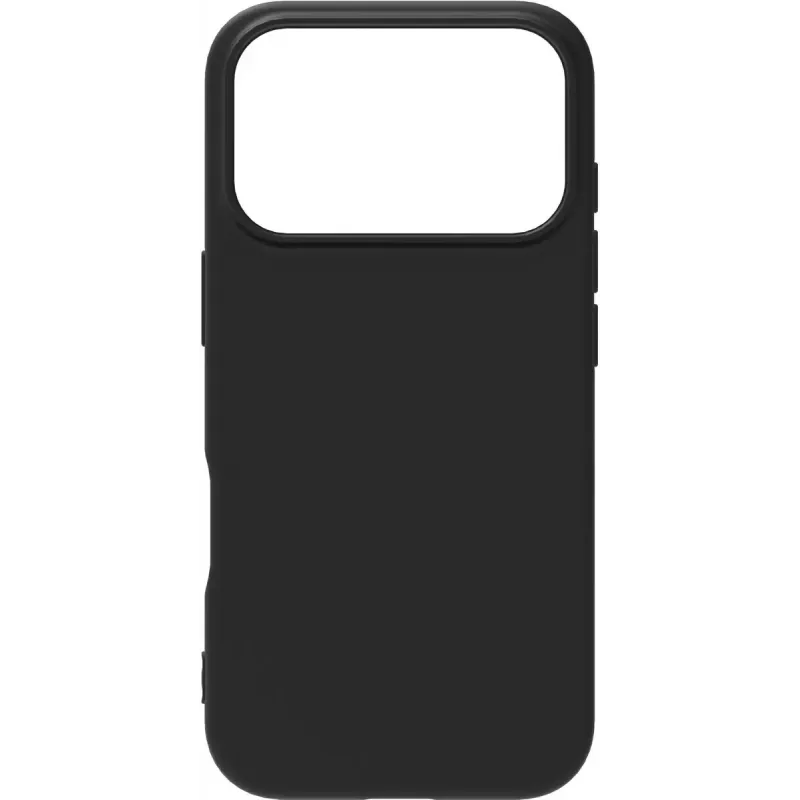 Mobiliojo telefono dėklas eSTUFF, skirtas Apple iPhone 17 Pro, 16 cm (6,3 col.) ekranui, juodas