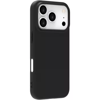 Mobiliojo telefono dėklas eSTUFF, skirtas Apple iPhone 17 Pro, 16 cm (6,3 col.) ekranui, juodas