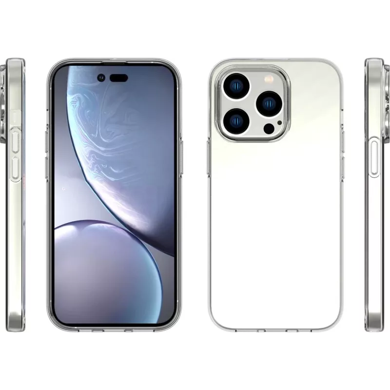 eSTUFF ES67100039-BULK mobiliojo telefono dėklas 15,5 cm (6,1 colio) Užvalkalas Skaidrus