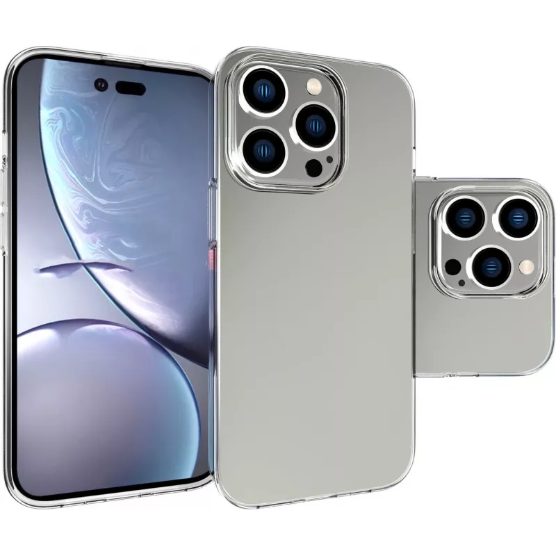 eSTUFF ES67100039-BULK mobiliojo telefono dėklas 15,5 cm (6,1 colio) Užvalkalas Skaidrus