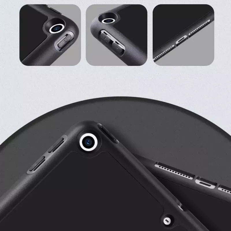eSTUFF SEATTLE Pieštuko dėklas iPad 9.7 2018/2017 - Pilka PU oda