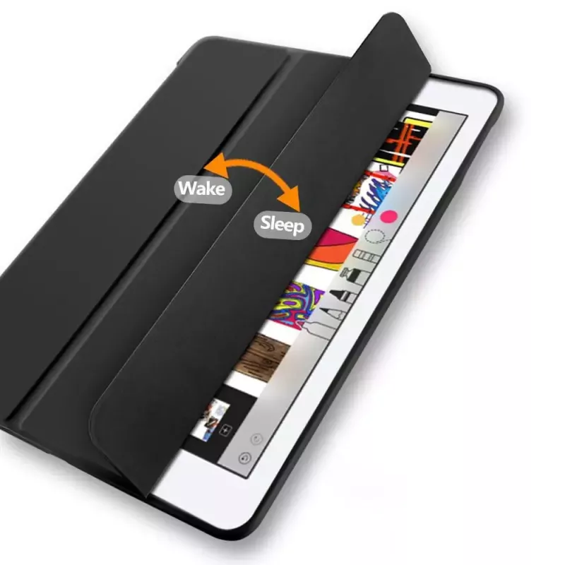 eSTUFF SEATTLE dėklas Apple Pencil skirtas iPad 10.2 - juoda PU oda