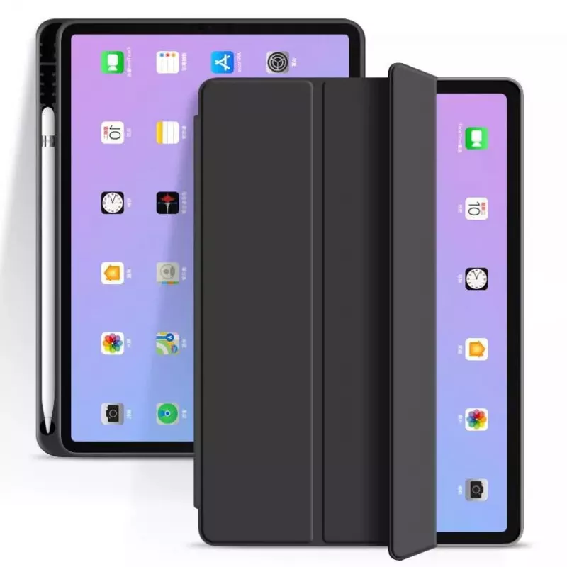 eSTUFF SEATTLE dėklas Apple Pencil skirtas iPad 10.2 - juoda PU oda