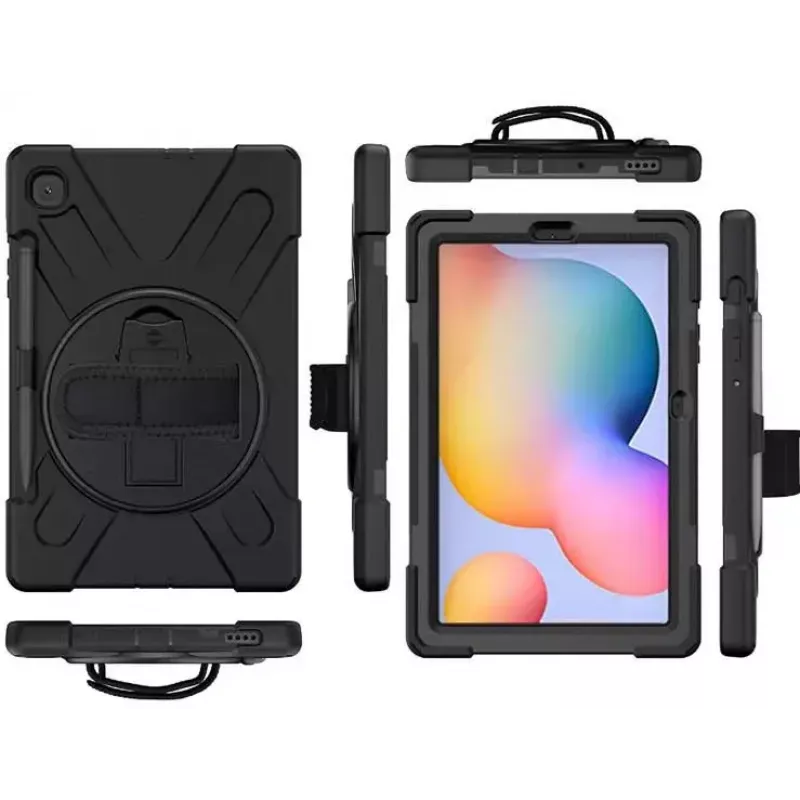 Dėklas eSTUFF AUSTIN Defender Samsung Galaxy Tab S6 Lite 2022/2020, juodas