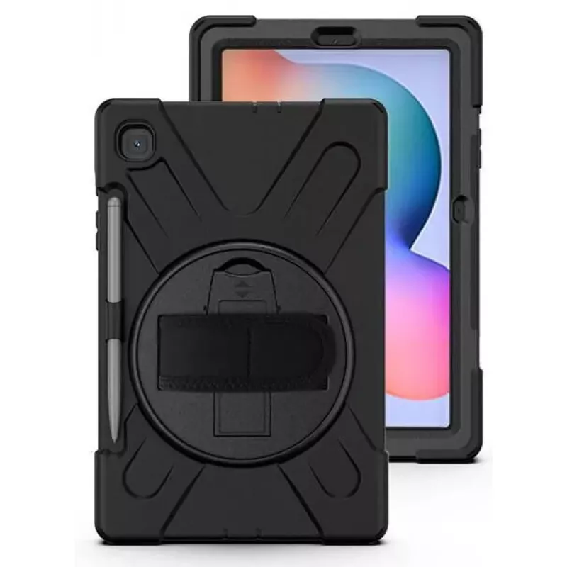 Dėklas eSTUFF AUSTIN Defender Samsung Galaxy Tab S6 Lite 2022/2020, juodas