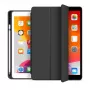 eSTUFF SEATTLE dėklas-pieštukinė iPad Air 5/4 10.9 2022/2020 – juoda PU oda