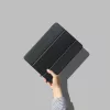 eSTUFF SEATTLE dėklas-pieštukinė iPad Air 5/4 10.9 2022/2020 – juoda PU oda