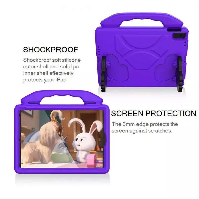 eSTUFF HANDY Apsauginis Dėklas Apple iPad 9.7 (Visi Modeliai) - Violetinis