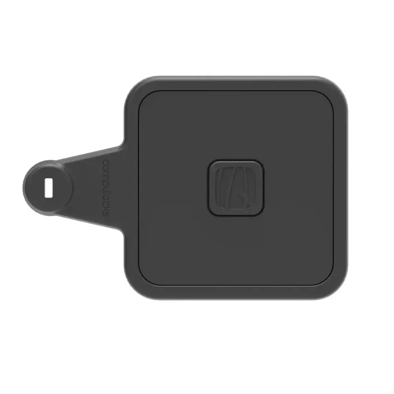 Lipnioji keičiamoji plokštė, skirta Maclocks Compulocks Magnetix laikikliui, juoda
