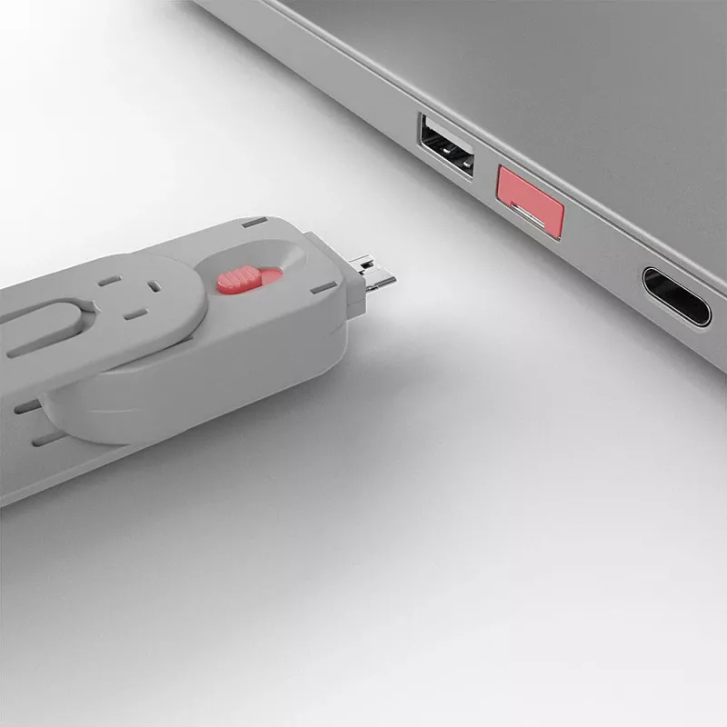 Prievado blokatoriaus raktas Lindy USB Type A prievado blokatoriaus raktas rožinis