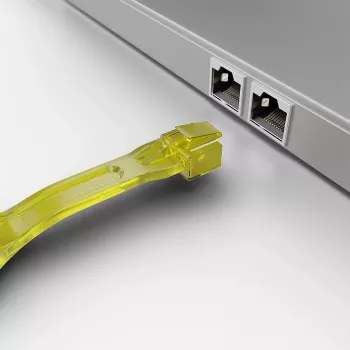 Lindy RJ45 prievado blokavimo raktas, geltonas