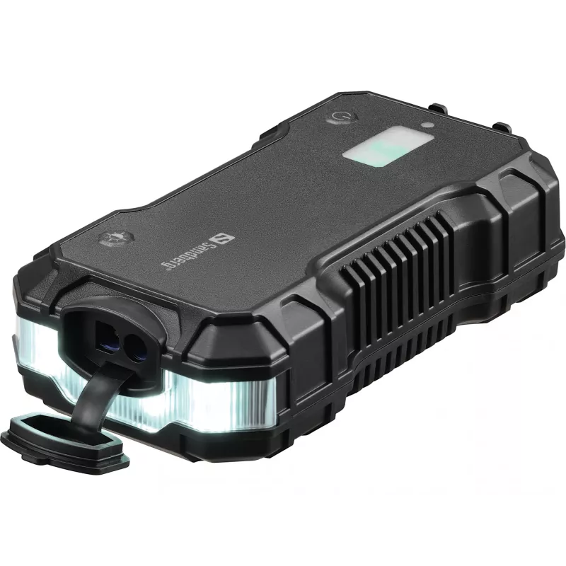Automobilinis starteris išorinė baterija Sandberg 10000 mAh USB Type-A Type-C juoda