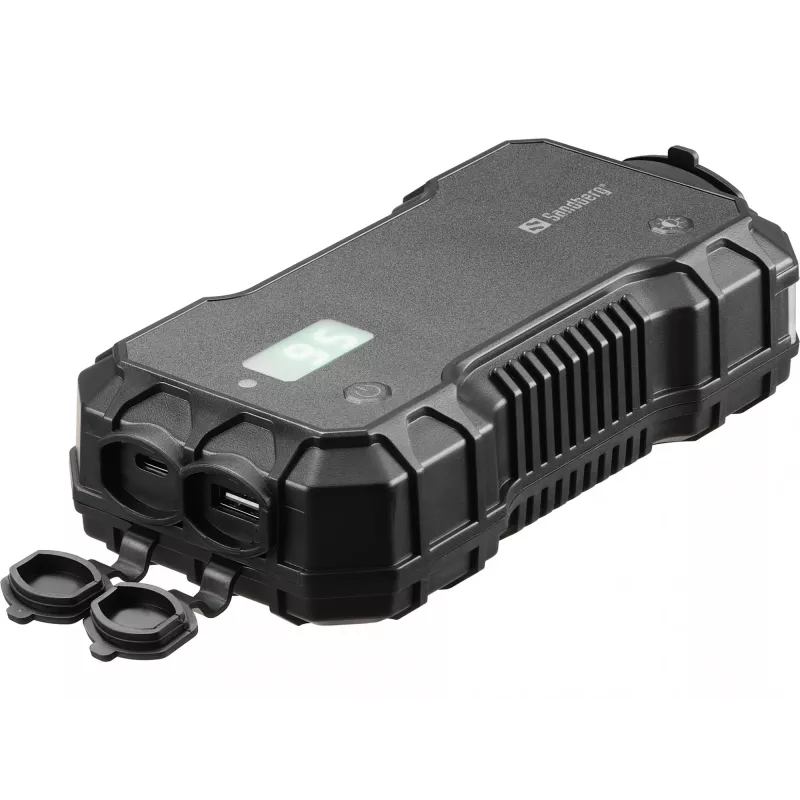 Automobilinis starteris išorinė baterija Sandberg 10000 mAh USB Type-A Type-C juoda