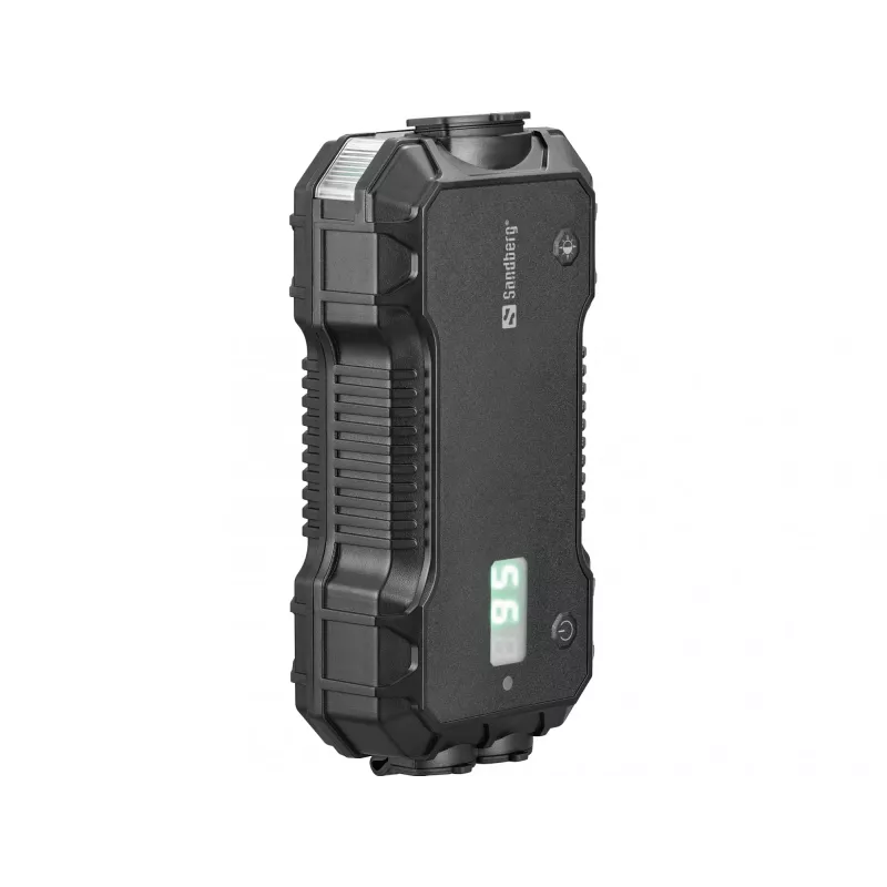 Automobilinis starteris išorinė baterija Sandberg 10000 mAh USB Type-A Type-C juoda