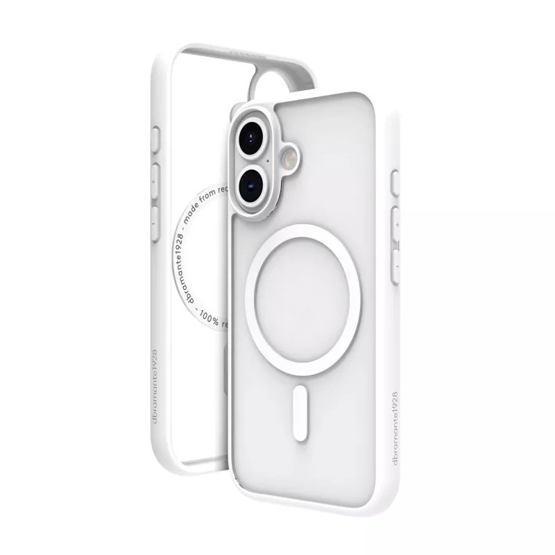 dbramante1928 Grenen MagSafe dėklas iPhone 16 Plus baltas