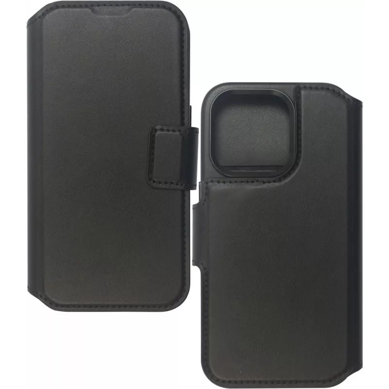 eSTUFF ES67160100 mobiliojo telefono dėklas 15,5 cm (6,1 colio) Piniginės tipo dėklas Juodas
