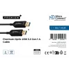 „Microconnect“ USB3.0AA15BOP USB kabelis USB 3.2 Gen 1 (3.1 Gen 1) 15 m USB A juodas