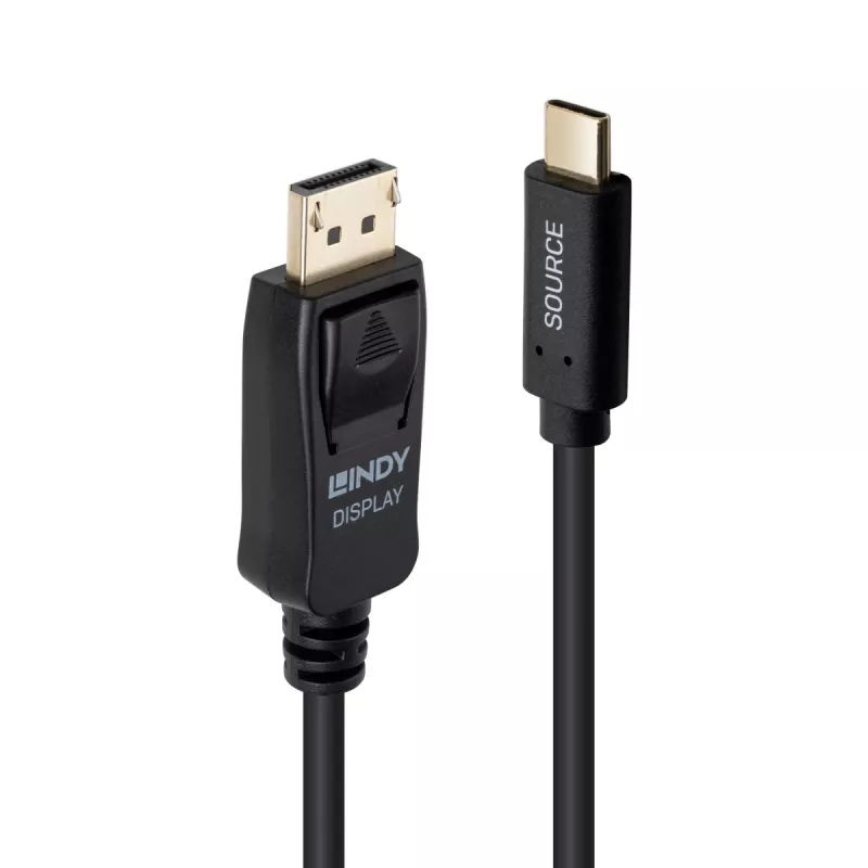 Lindy 3 m USB Type-C į DisplayPort 4K60 adapterio laidas su HDR