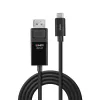 Lindy 3m USB Type C į DP 8K60 adapterio laidas, 3 m, USB Type-C, DisplayPort, Vyriškas, Vyriškas, Tiesus