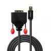 Lindy 1 m Mini DisplayPort į DVI kabelis, juodas