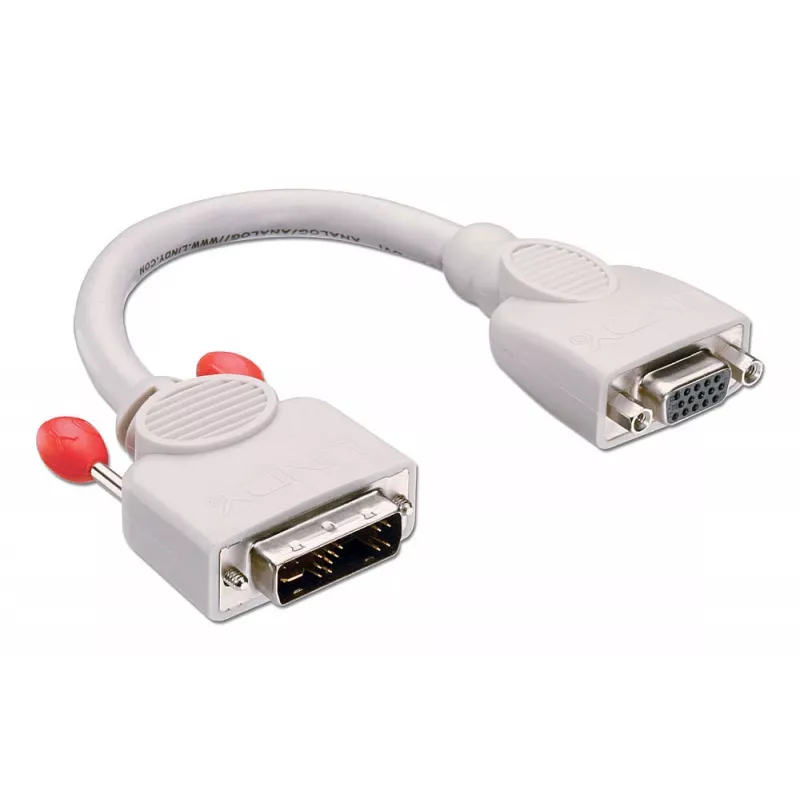 DVI į VGA adapterio laidas Lindy 41222 0,2 m