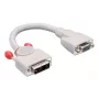 DVI į VGA adapterio laidas Lindy 41222 0,2 m