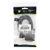 Techly vaizdo kabelis HDMI į DVI-D, vyriškas / vyriškas, 1,8 m ICOC HDMI-D-018, 1,8 m, HDMI, DVI-D, vyriškas, vyriškas, auksuotas