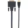 Techly vaizdo kabelis HDMI į DVI-D, vyriškas / vyriškas, 1,8 m ICOC HDMI-D-018, 1,8 m, HDMI, DVI-D, vyriškas, vyriškas, auksuotas