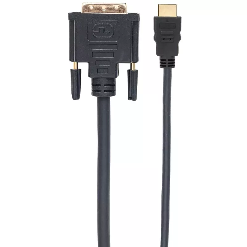 Techly vaizdo kabelis HDMI į DVI-D, vyriškas / vyriškas, 1,8 m ICOC HDMI-D-018, 1,8 m, HDMI, DVI-D, vyriškas, vyriškas, auksuotas