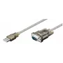 Microconnect 68875 nuoseklusis laidas, permatomas, 1,5 m, USB Type-A – VGA (D-Sub)