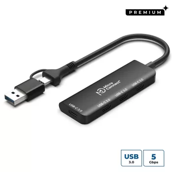 Microconnect UC0070-5G-USB-C-4IN1-C sąsajos šakotuvas