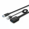 Lindy 35 m hibridinis USB 3.2 Gen 2 A tipo kabelis, juodas ABS