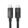 Thunderbolt 5 laidas MicroConnect MC-TB5CC10 10 m, iki 40 Gbps duomenų