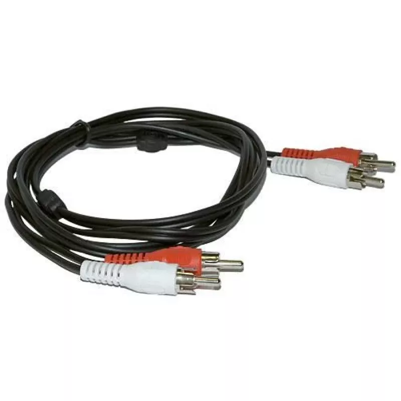 Microconnect AUDCC10 garso kabelis 10 m 2 x RCA juodas