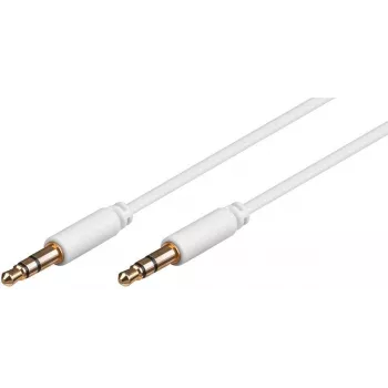 Microconnect AUDLL2W garso kabelis 1,5 m 3,5 mm Baltas