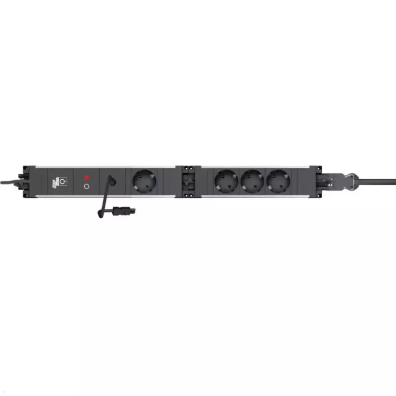 Bachmann STEP BASE 4 lizdų maitinimo juosta su GST18, 4 kintamosios srovės lizdai, 250 V, 16 A
