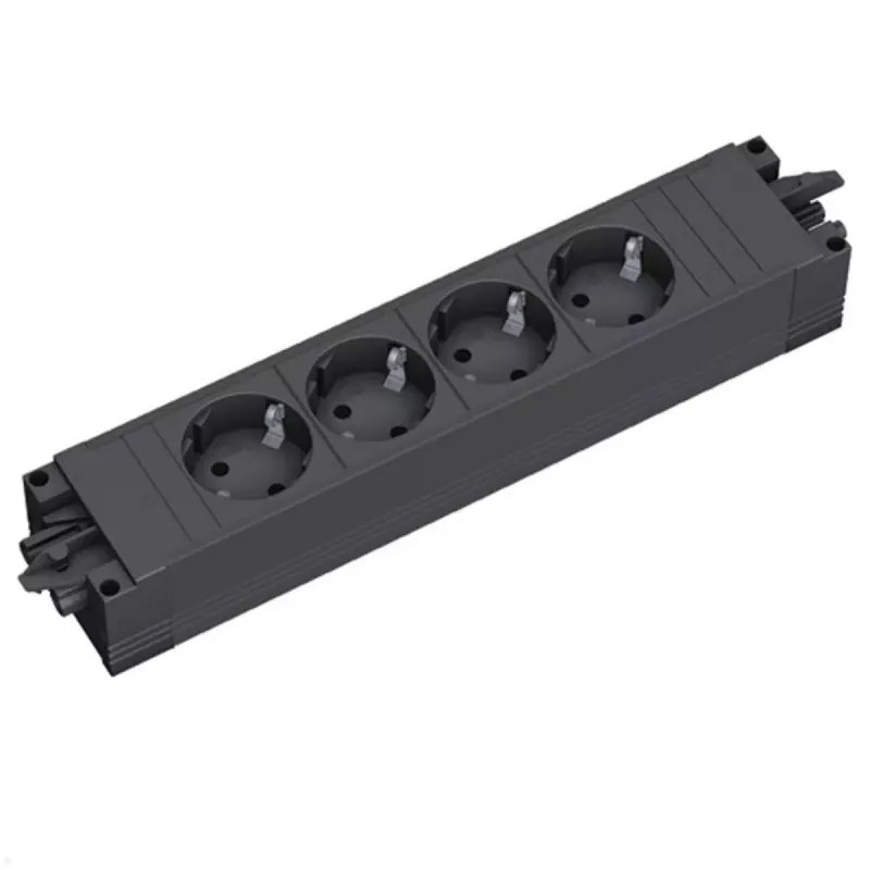 Bachmann STEP BASE 4 lizdų maitinimo juosta su GST18, 4 kintamosios srovės lizdai, 250 V, 16 A