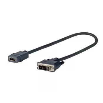 Vivolink PRODVIADAPHDMI vaizdo kabelio adapteris 0,2 m DVI-D HDMI juoda