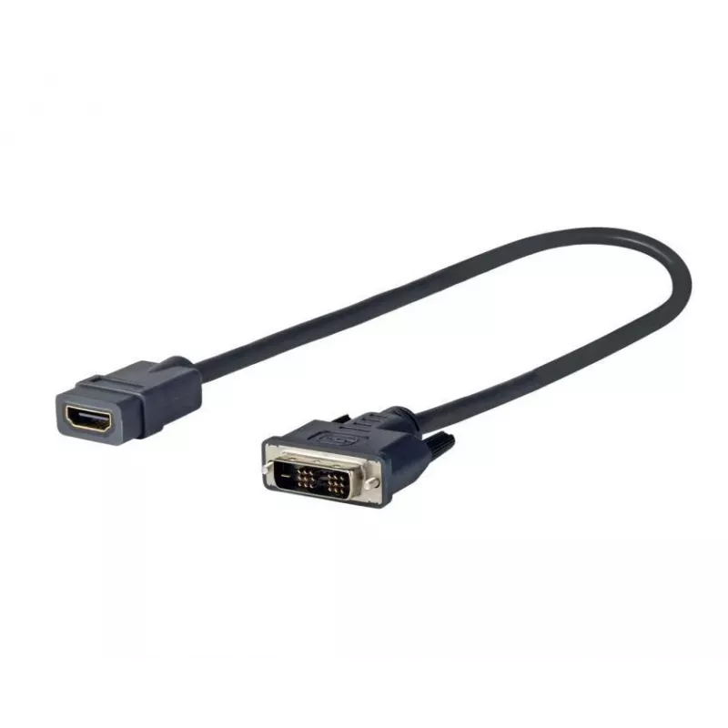 Vivolink PRODVIADAPHDMI vaizdo kabelio adapteris 0,2 m DVI-D HDMI juoda